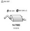 FORD 1012218 End Silencer